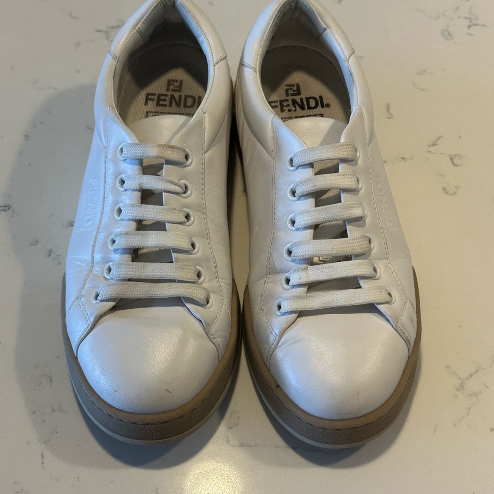 Fendi Women’s White Sneakers size 37